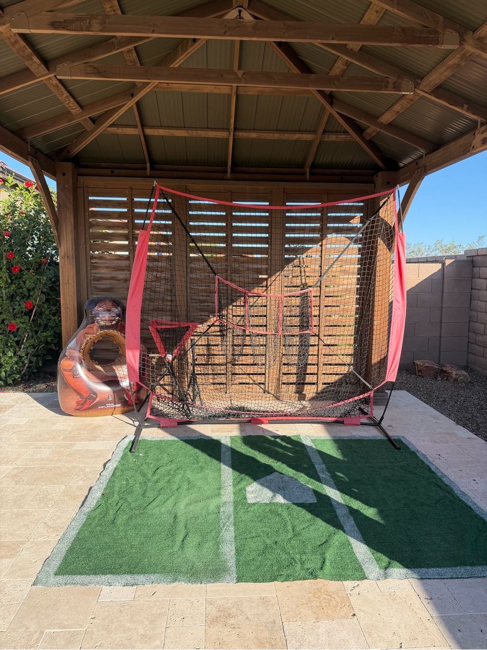 Practice Home Plate Hitting Mat / Baseball & Softball Training Rug